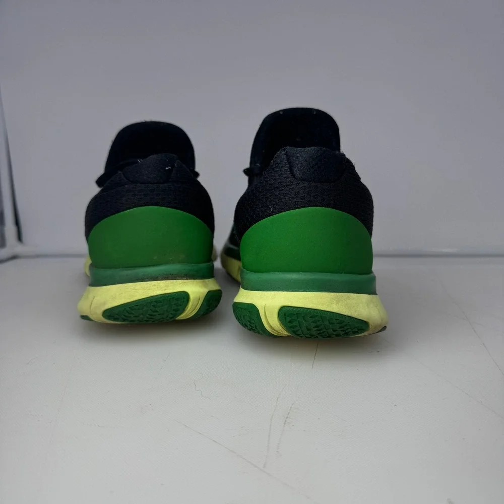 Nike Free Trainer V7 Men 10.5 Oregon Ducks Week Zero Black Apple Green Shoes